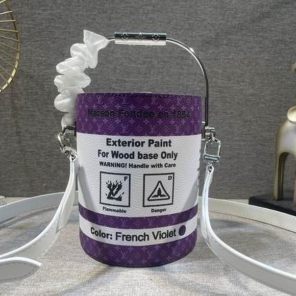 Women Bags  Paint Can M81590 13.5x17x7cm CN - Picture 2 of 6